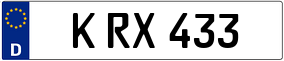 Truck License Plate